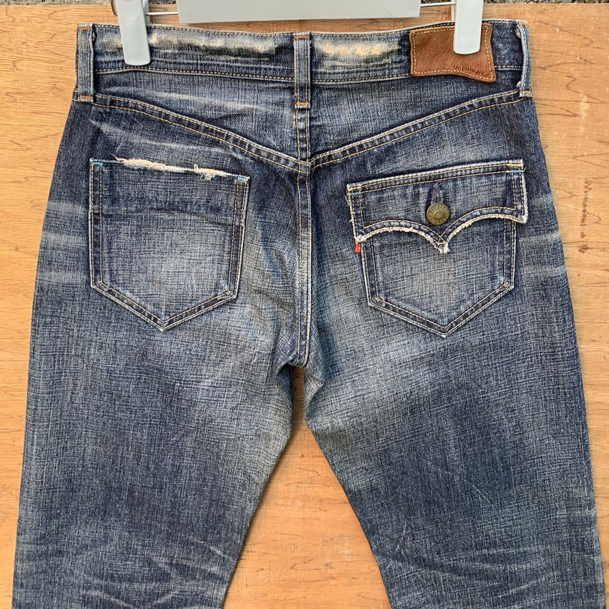 Levi's 🔥🔥 Levis Selvedge Blue Line Curve Bootcut Denim Jeans Size US 28 / EU 44 - 13 Thumbnail