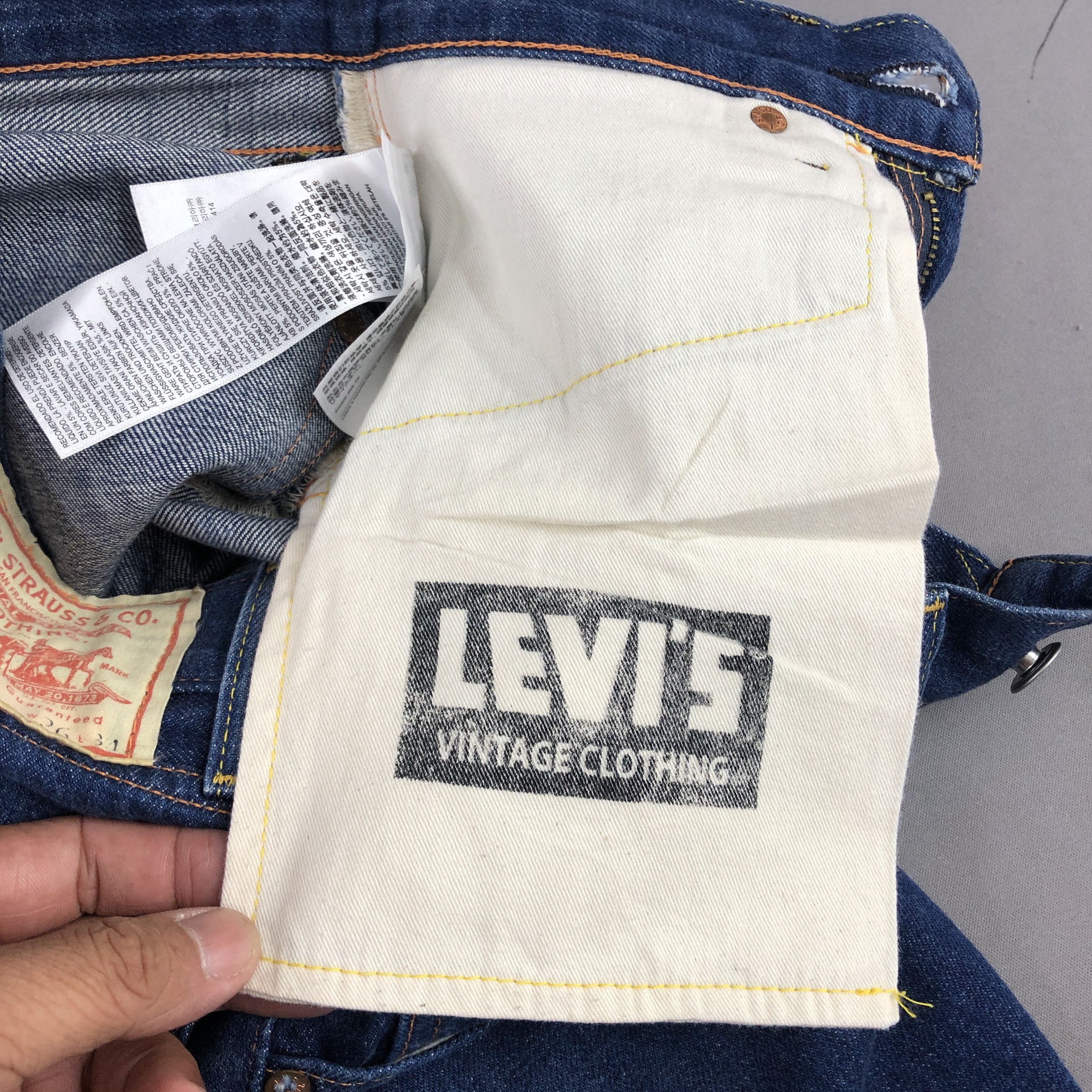 Levi's Vintage Levis 701 Selvedge Jeans Levi's Redline Denim Size 24" / US 00 / IT 34 - 10 Thumbnail