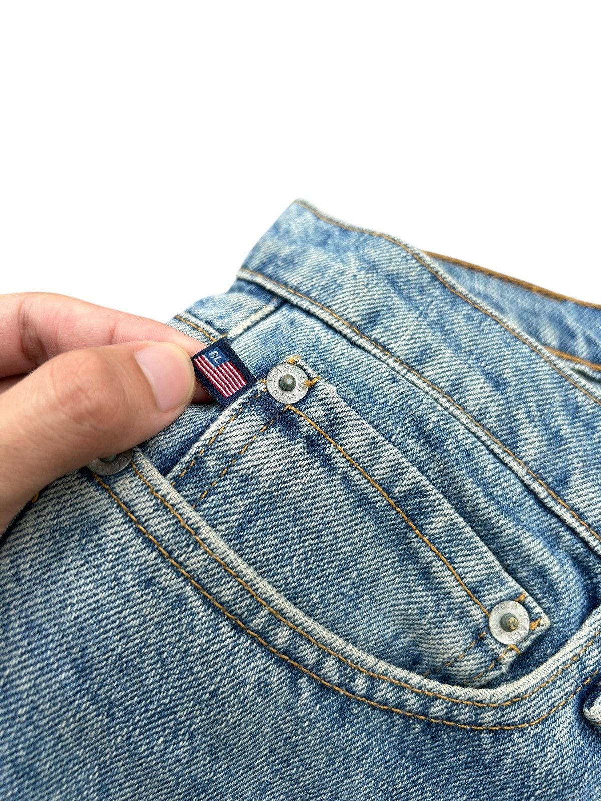 Polo Ralph Lauren Thrashed Vintage Polo Ralph Lauren Distressed Denim Jeans Size US 31 - 4 Thumbnail