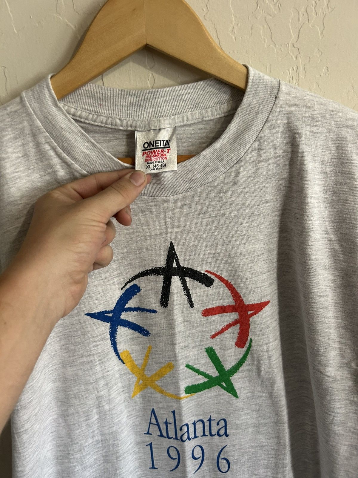 Vintage Vintage 1996 Olympics Shirt Size XL Size US XL / EU 56 / 4 - 2 Thumbnail