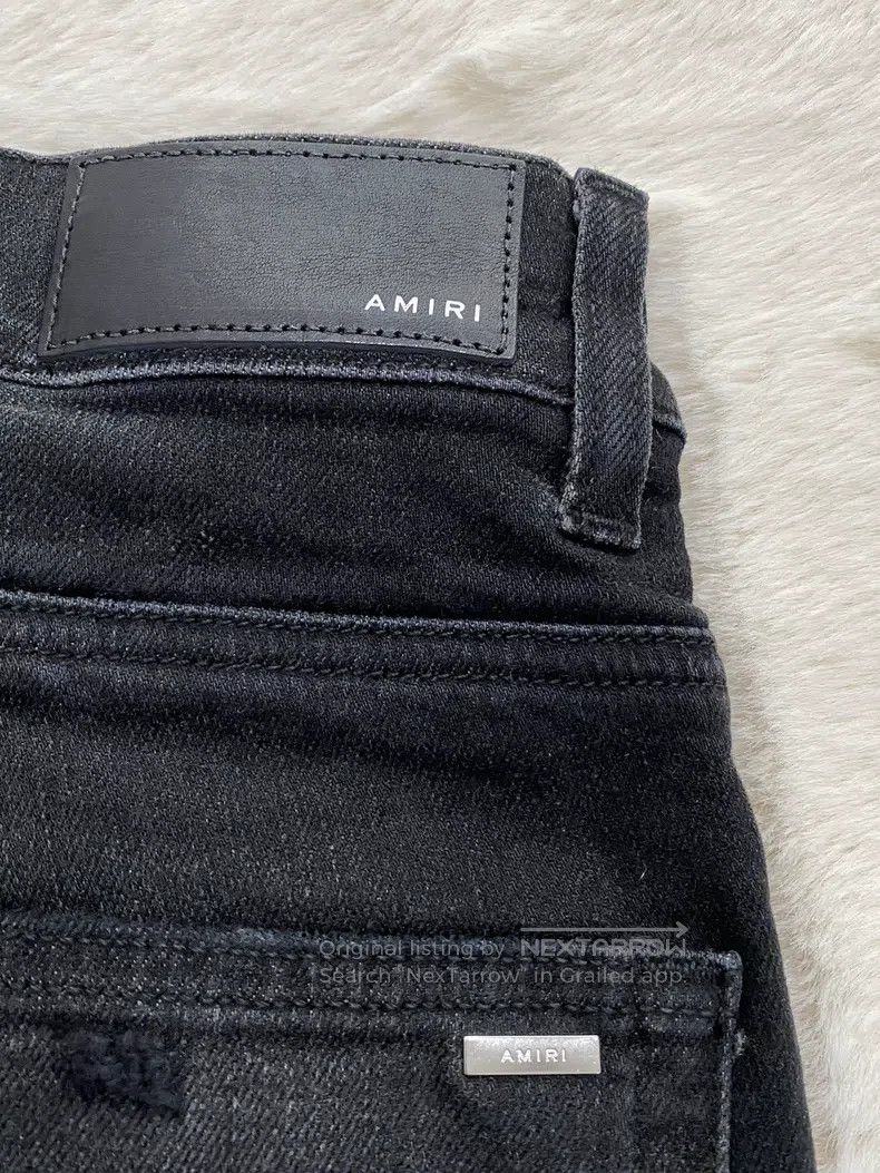Amiri Amiri Size 30 Washed black and blue cashew flower MX1 patch Size US 30 / EU 46 - 3 Thumbnail