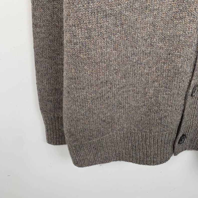 Maison Margiela Maison Margiela Brown V-neck sheep wool single-breasted lon Size US S / EU 44-46 / 1 - 4 Thumbnail