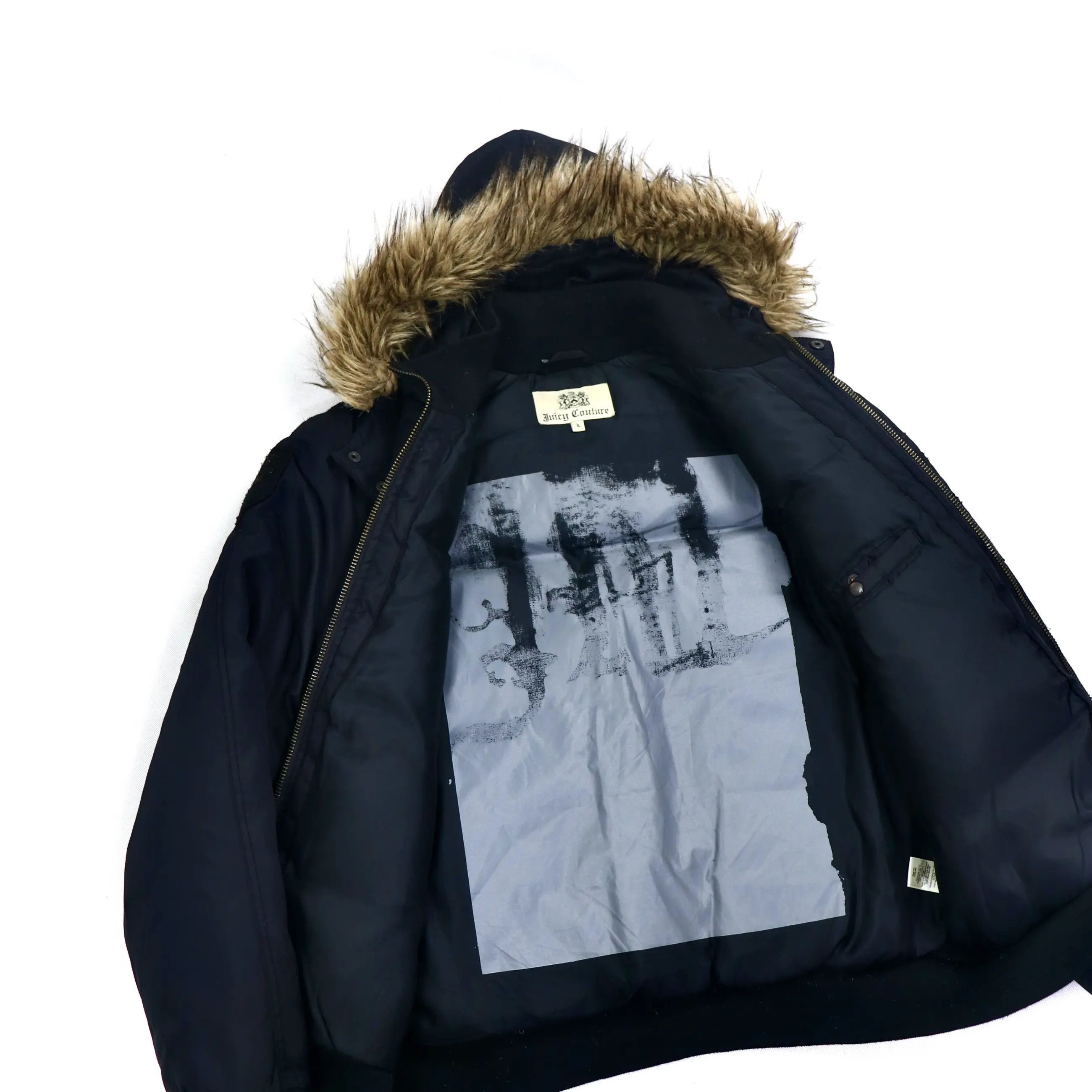 Juicy Couture Jeans Juicy Couture Heavy Insulated Classic Nylon Bomber Jacket Size US L / EU 52-54 / 3 - 7 Thumbnail