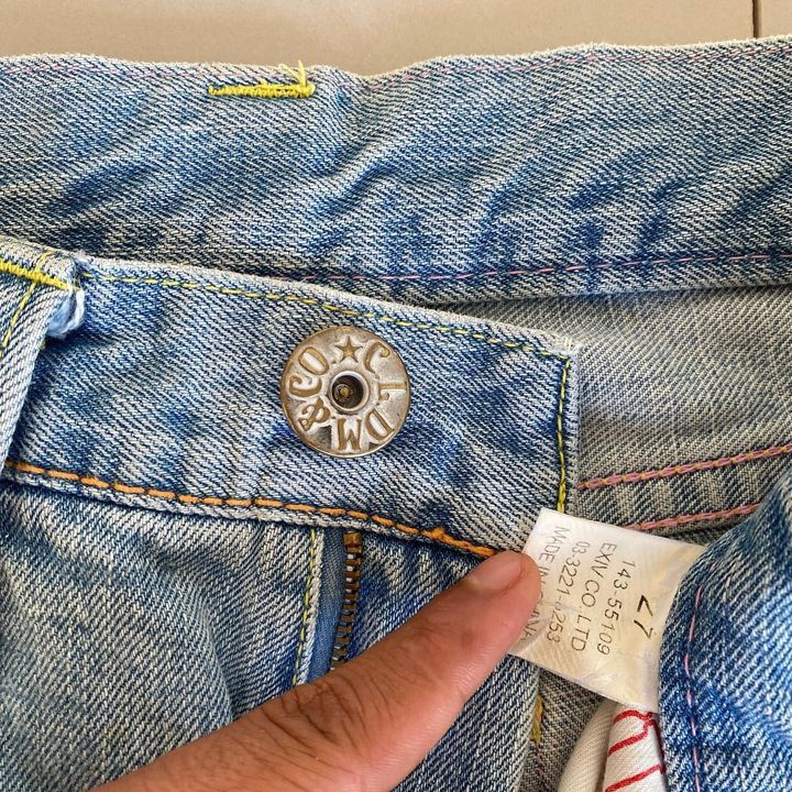If Six Was Nine × Japanese Brand Y2K Cocolulu Back Print Jean🇯🇵 Size US 31 - 7 Thumbnail