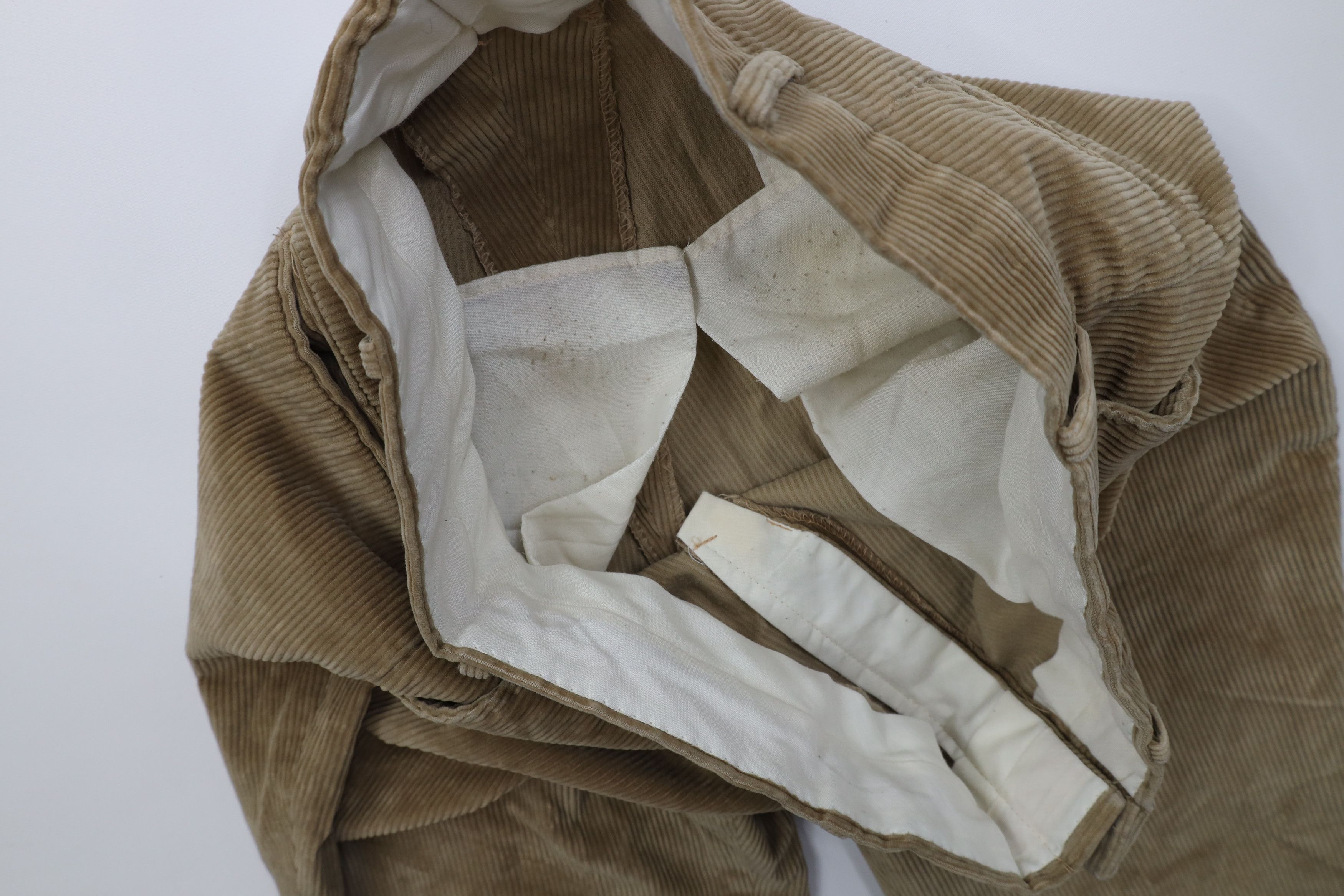 Vintage Vintage 70s Streetwear Wide Leg Corduroy Chino Pants USA Size US 36 / EU 52 - 9 Thumbnail