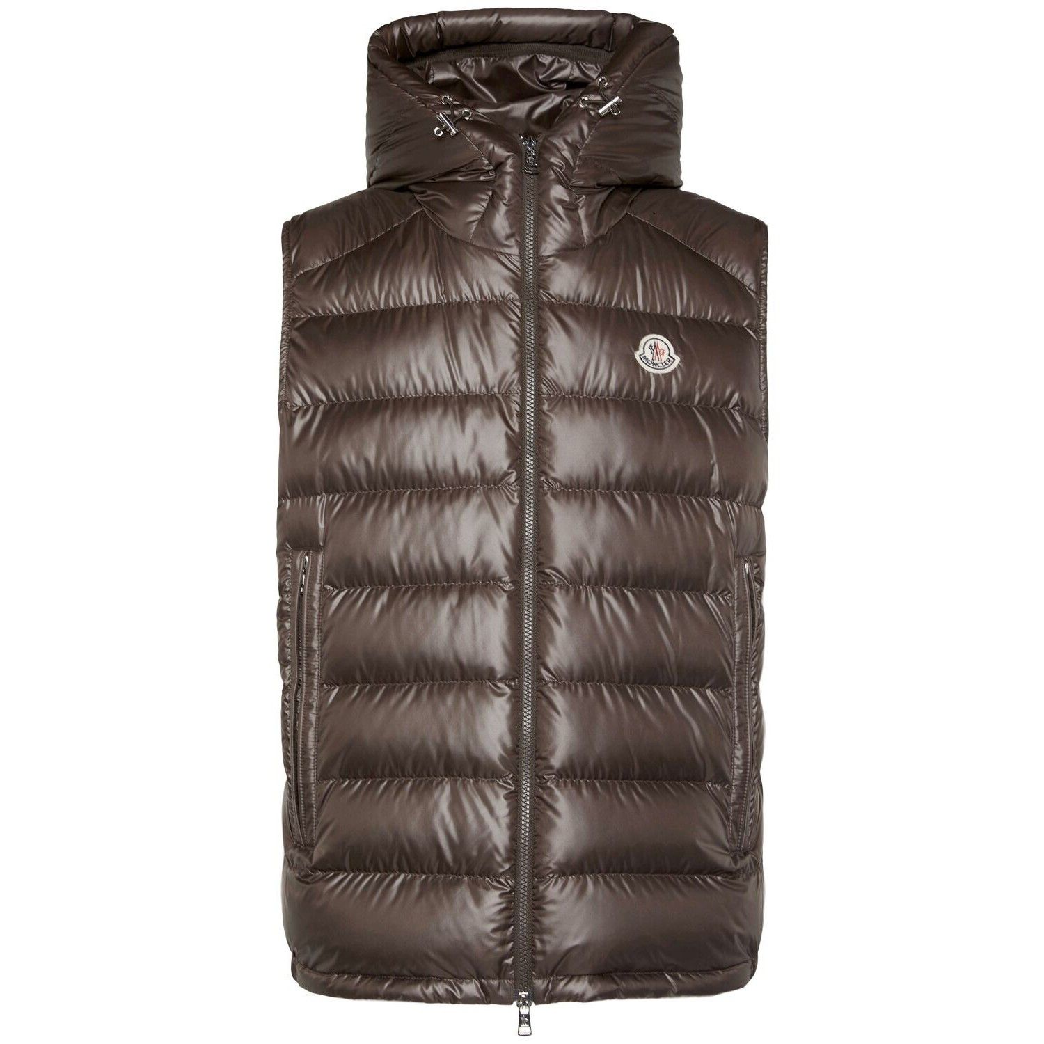 MONCLER Barant Men's Brown Down Vest New (Men's size:M;)
