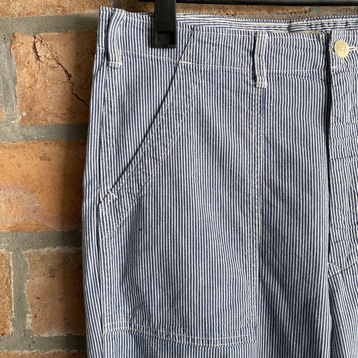 45rpm 45RPM Blue White Striped Casual Pants Size 27" / US 4 / IT 40 - 6 Thumbnail