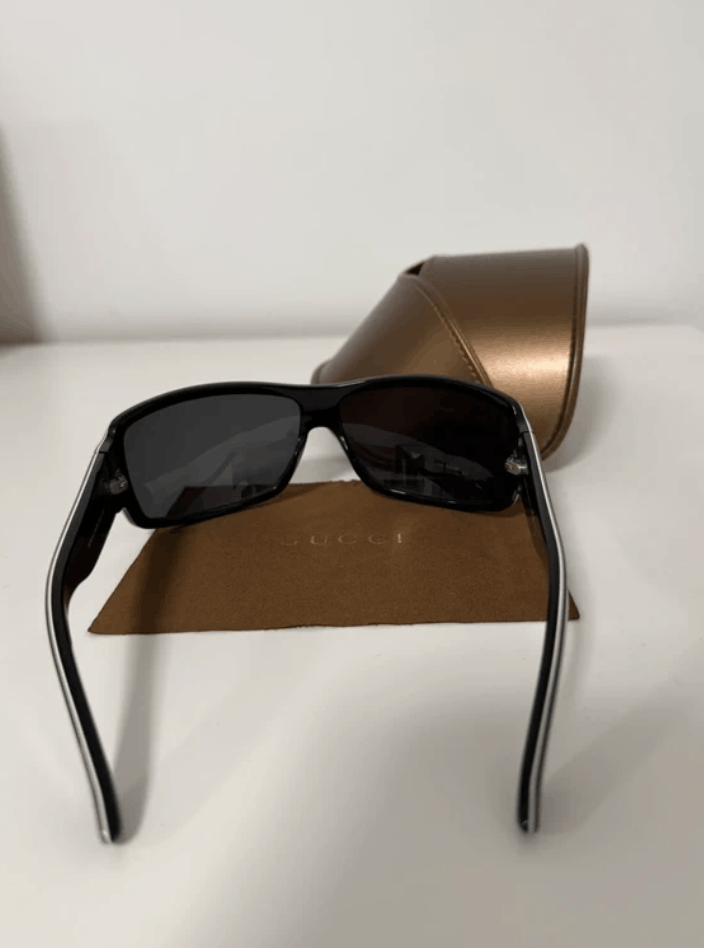 Gucci Gucci Sunglasses 🇺🇸 TAX FREE GG Mask Logo Shield Sport Size ONE SIZE - 5 Thumbnail