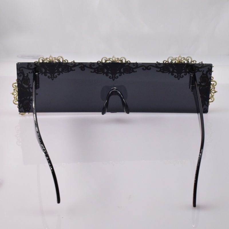 Electric Visual Hip-hop Street ins style custom avant-garde sunglasses Size ONE SIZE - 5 Thumbnail