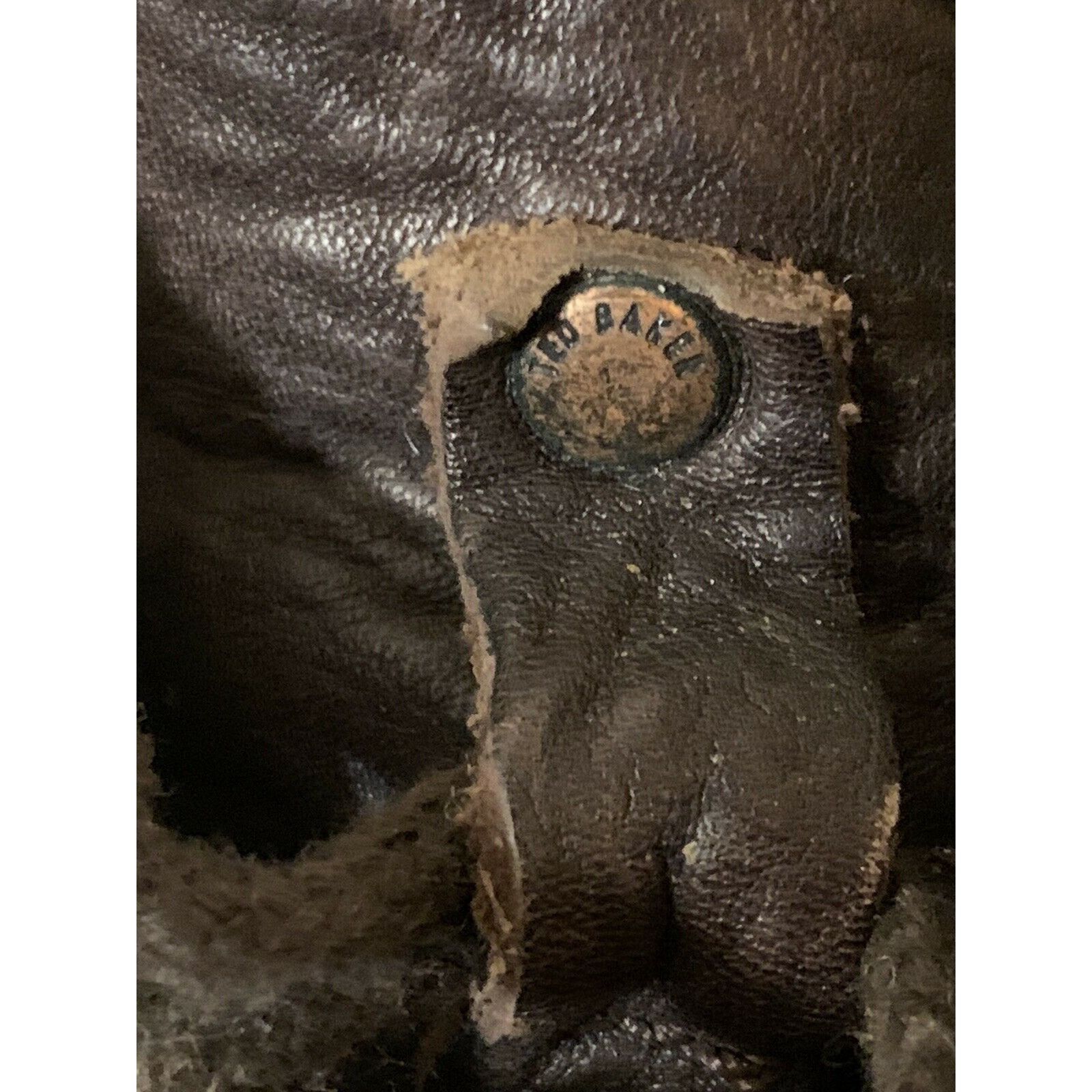 Ted Baker Boots ITSHIDE Commando Sole Size 10 Brown