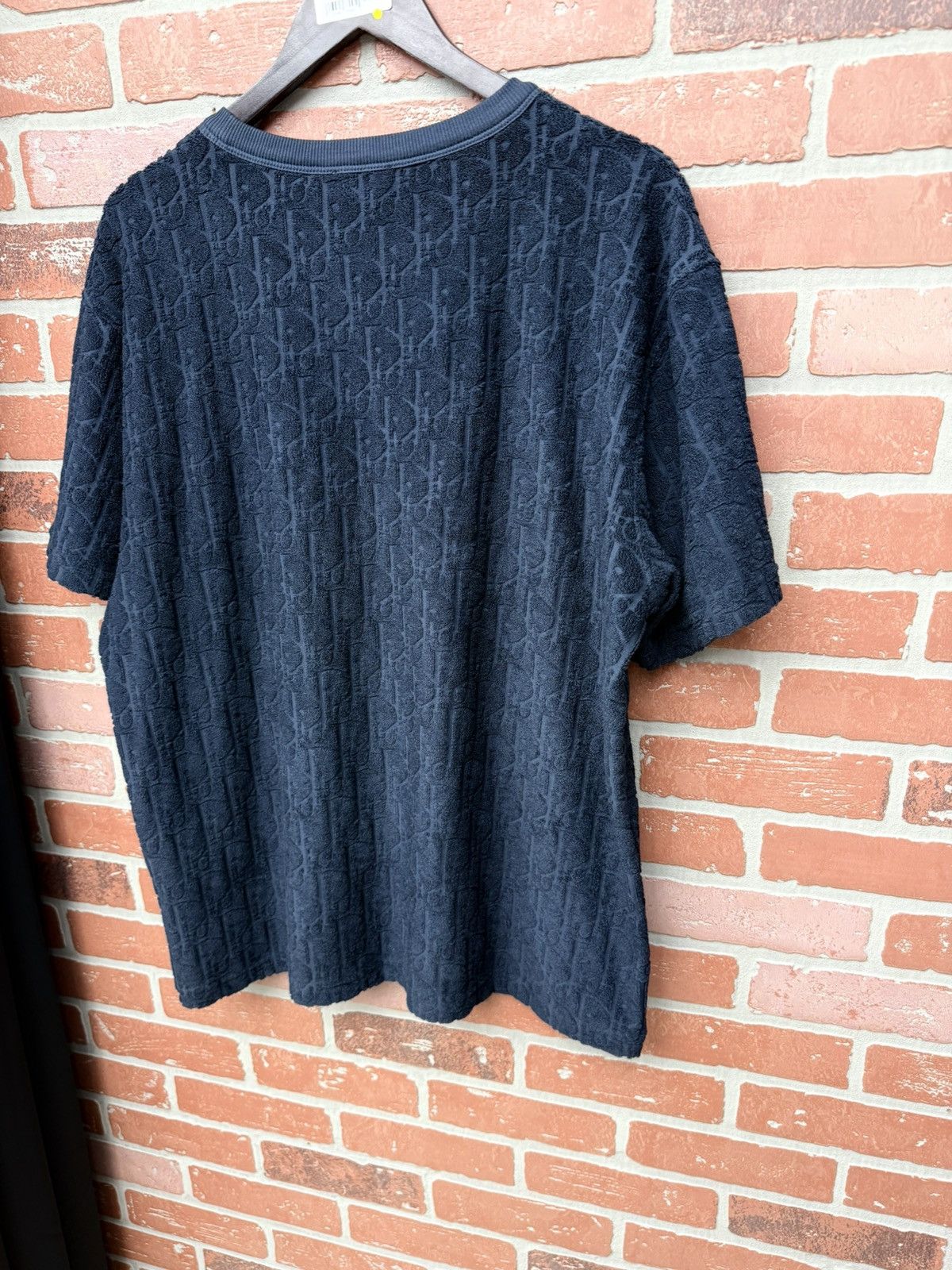 Dior Dior Blue Oblique Jacquard Towel T-Shirt Size Large 🔥 Size US L / EU 52-54 / 3 - 6 Thumbnail