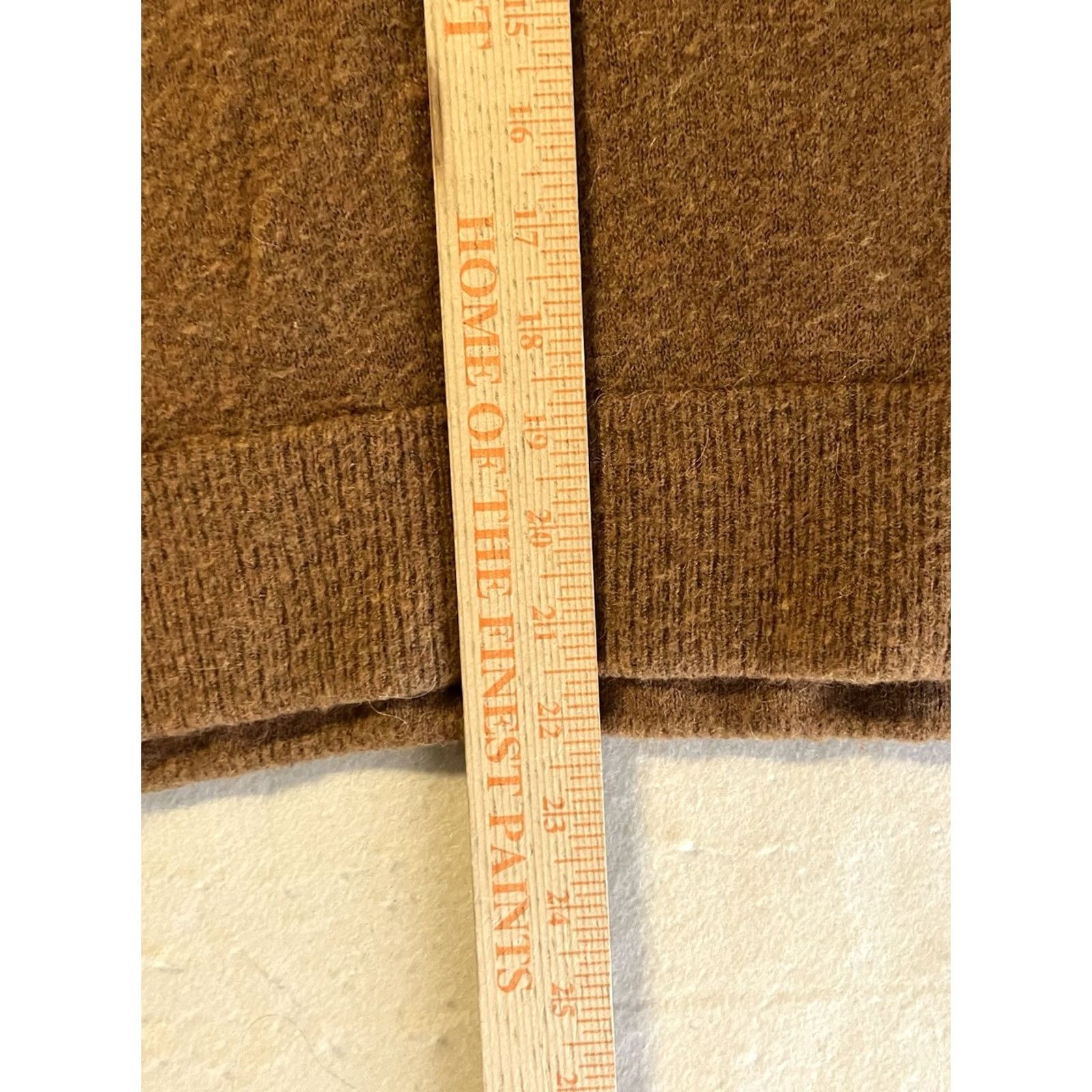 Madewell Madewell Sweater Women Small Brown Merino Wool Blend Knit V-neck Long Sleeve Casual Size S / US 4 / IT 40 - 4 Thumbnail