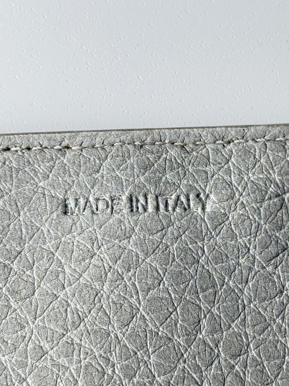 Prada Prada Leather Wallet Grey Size ONE SIZE - 7 Thumbnail