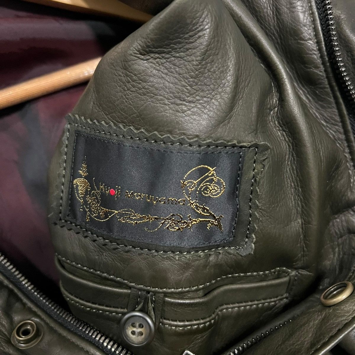 Japanese Brand Kyoji maruyama leather jacket Size US L / EU 52-54 / 3 - 2 Thumbnail