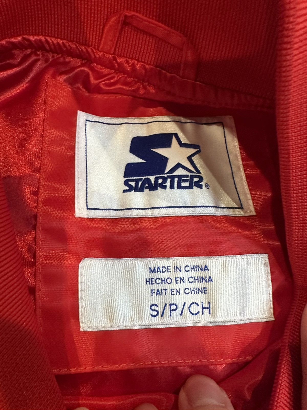 Starter NEW Starter Phillies Satin Varsity Bomber Jacket MLB Size US S / EU 44-46 / 1 - 8 Thumbnail