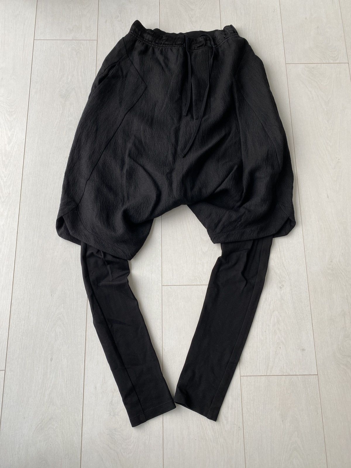 image of Julius 607Pam1 Layered Pants in Black, Men's (Size 30)