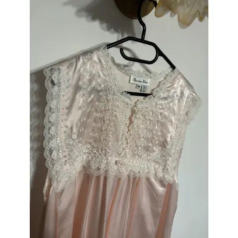 Christian Dior Monsieur Vintage Christian Dior Nightgown Vintage rare USA Size XXL / US 16-18 / IT 52-54 - 2 Thumbnail