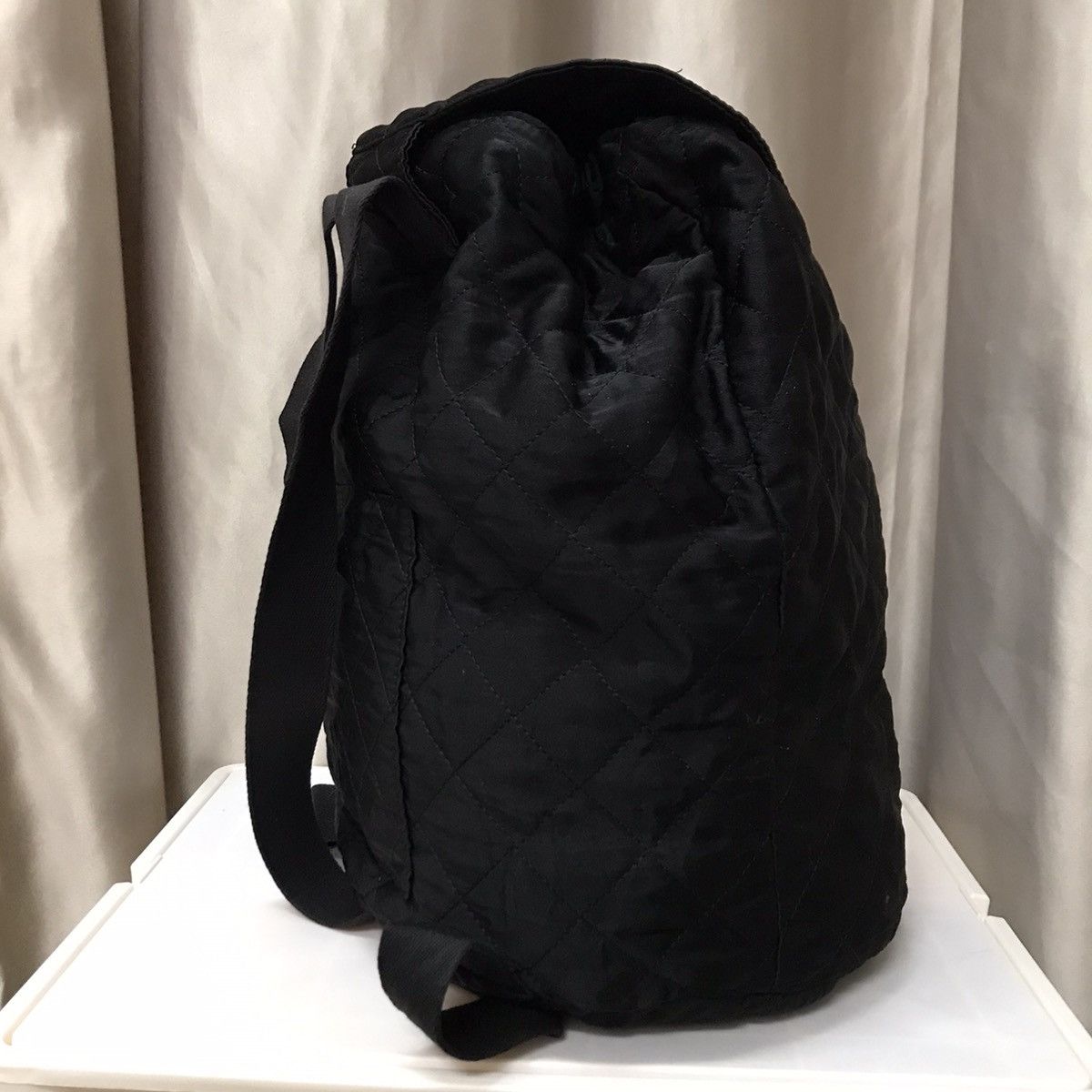 Designer × Sonia Rykiel Sonia Rykiel Quilted Nylon Single Button Mini Backpack Size ONE SIZE - 2 Thumbnail