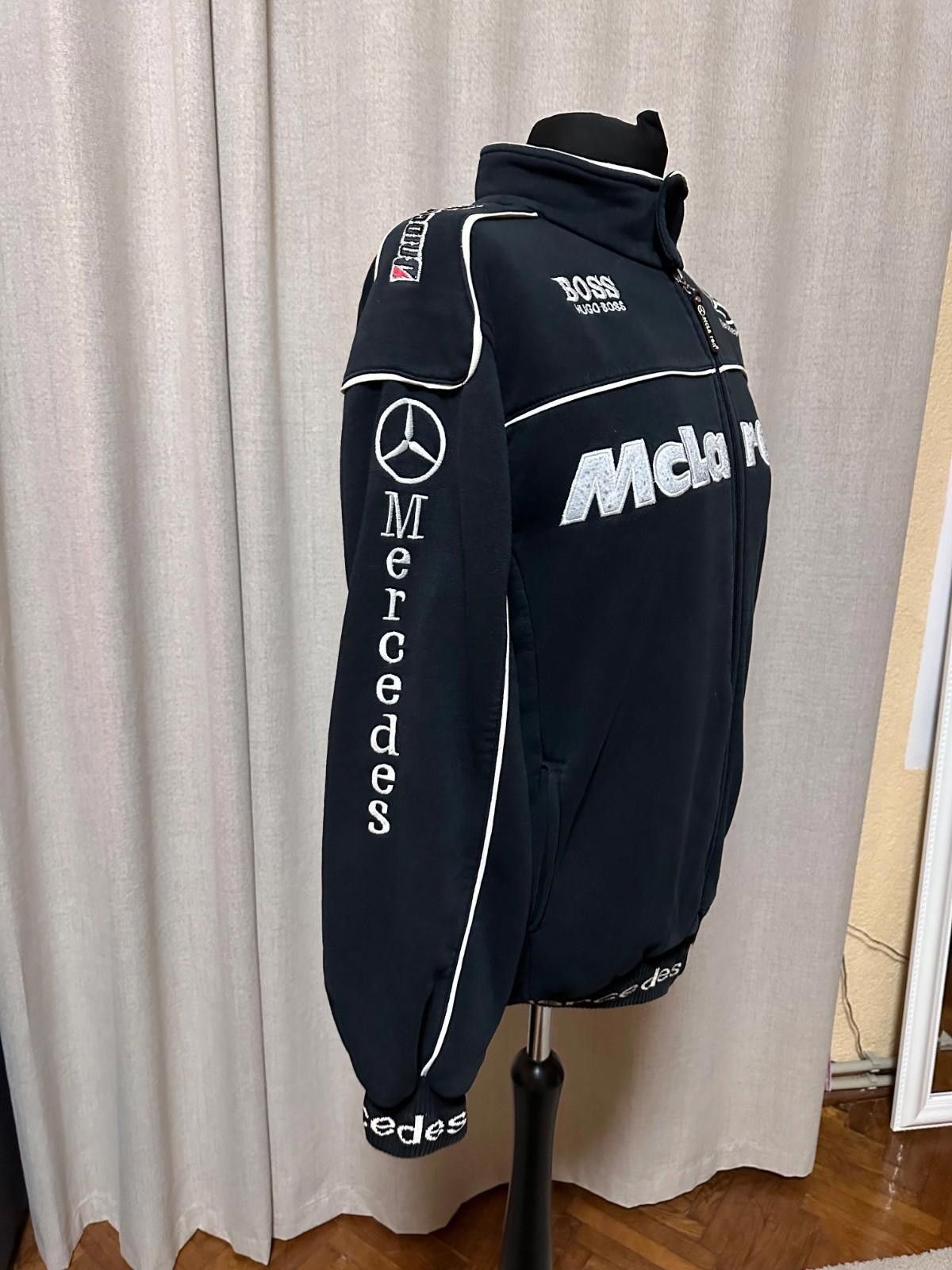 Mercedes-Benz Mercedes Benz x Maclaren Racing Big Logo Zip Up Jacket Rare Size US XXL / EU 58 / 5 - 3 Thumbnail