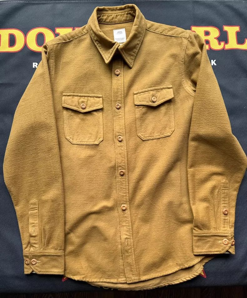 Visvim visvim Brown flannel shirt 2506-Nextarrow Size US M / EU 48-50 / 2 - 1 Thumbnail