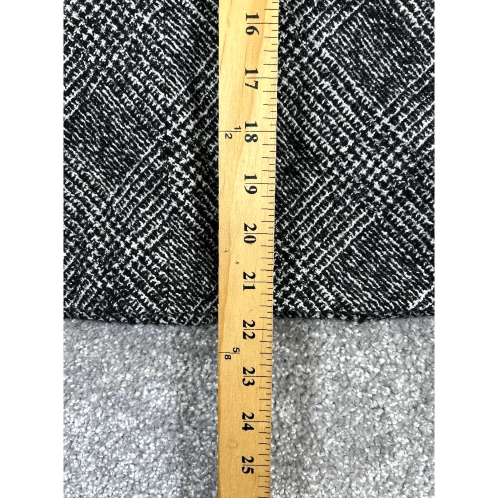 Talbots Talbots Jacket Womens 6 Petite Black Wool Blend Size M / US 6-8 / IT 42-44 - 8 Thumbnail