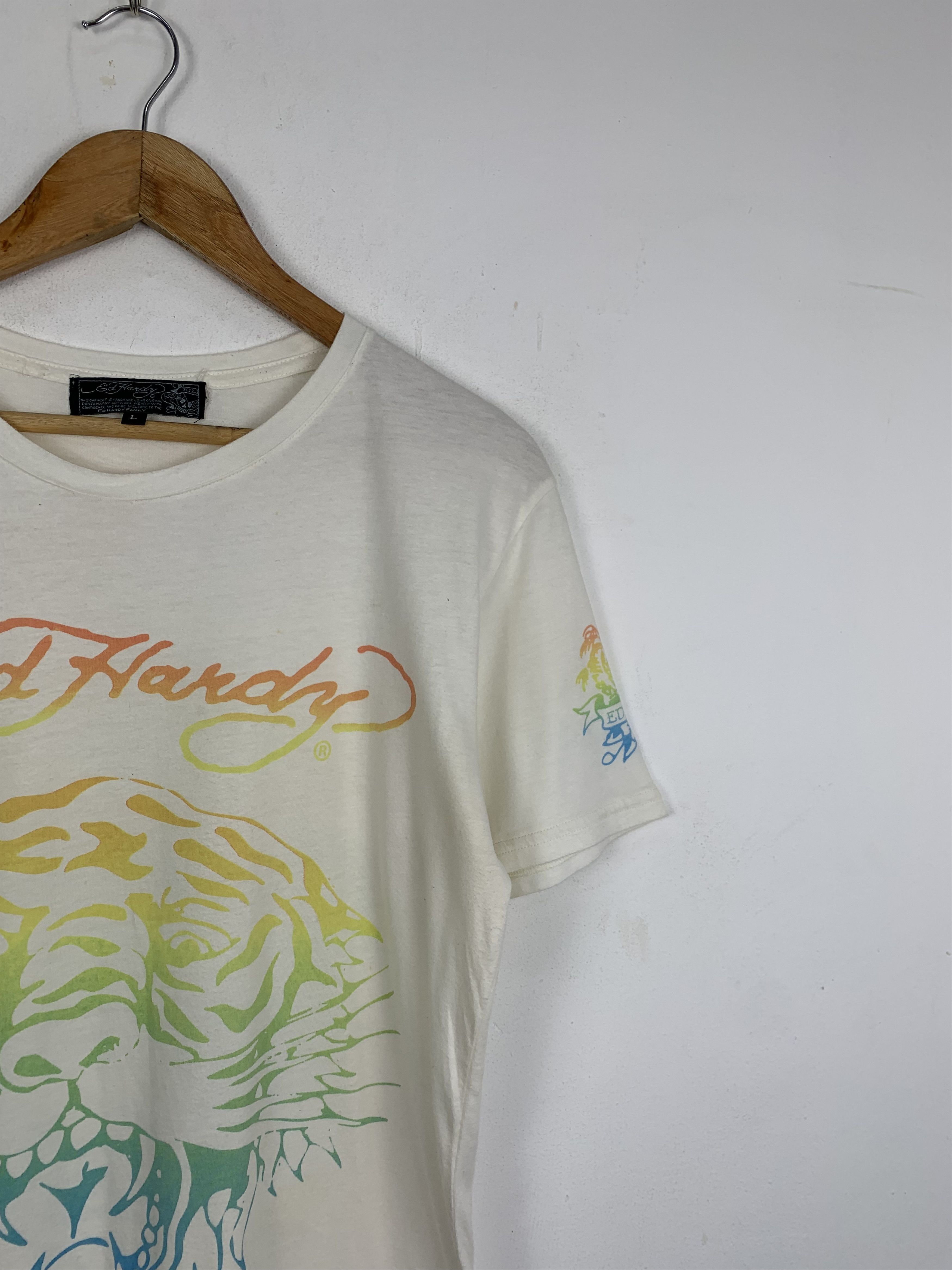 Ed Hardy Vintage Ed Hardy T Shirt TA0291 Size US L / EU 52-54 / 3 - 7 Thumbnail