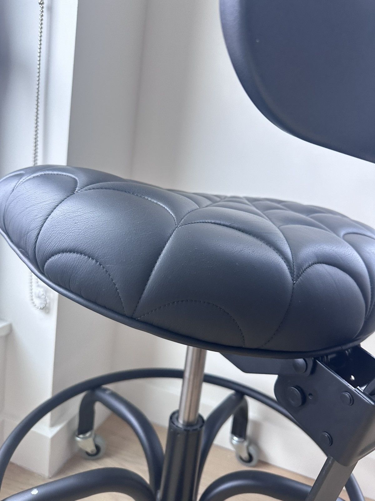 Chrome Hearts CHROME HEARTS ‘ FUCK ‘ & WEB LEATHER CHAIR ! Size ONE SIZE - 7 Thumbnail