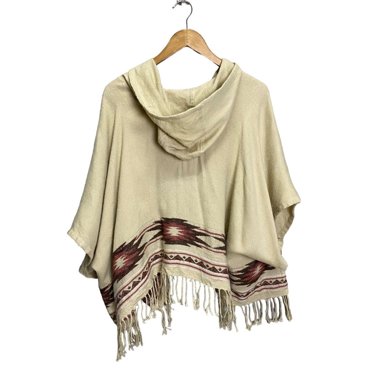 Japanese Brand × Native Vintage native navajo poncho hoodie Size ONE SIZE - 2 Thumbnail