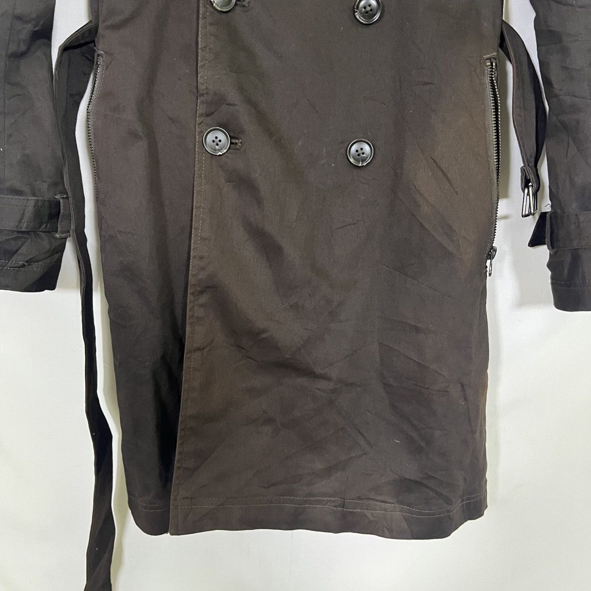 Delusion VINTAGE DELUSION BELTED TRENCH COAT Size US M / EU 48-50 / 2 - 5 Thumbnail