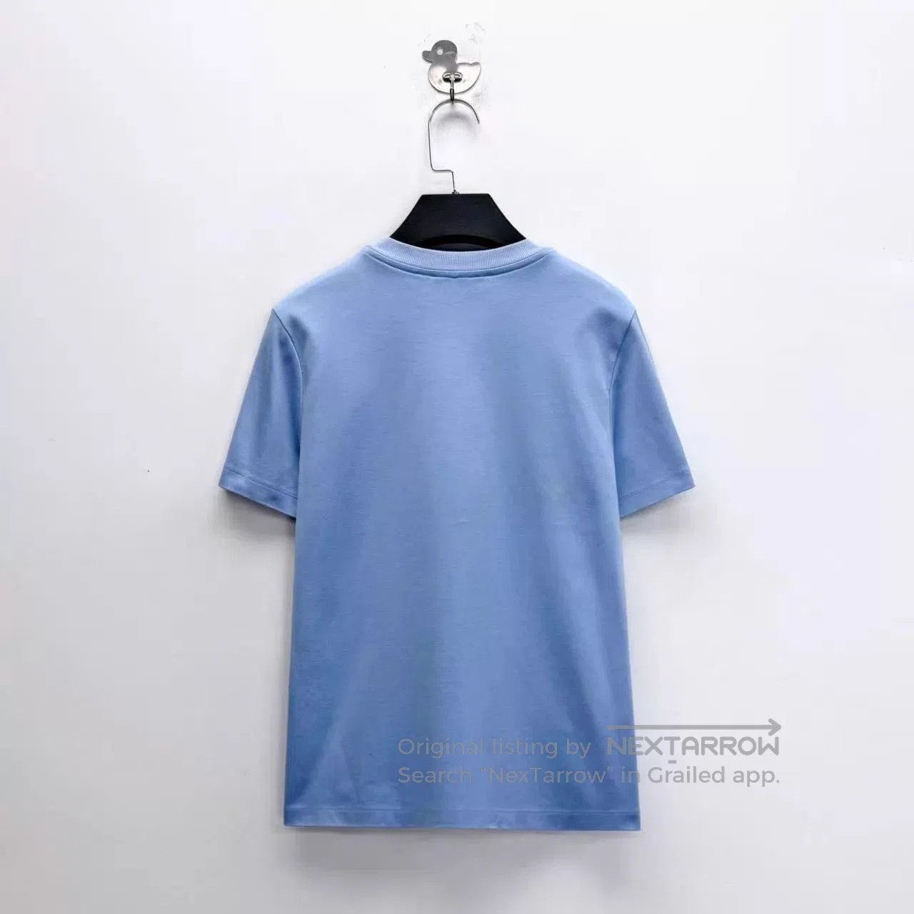 Fendi Blue Short-Sleeve Crewneck Shirt. Size US XS / EU 42 / 0 - 2 Thumbnail
