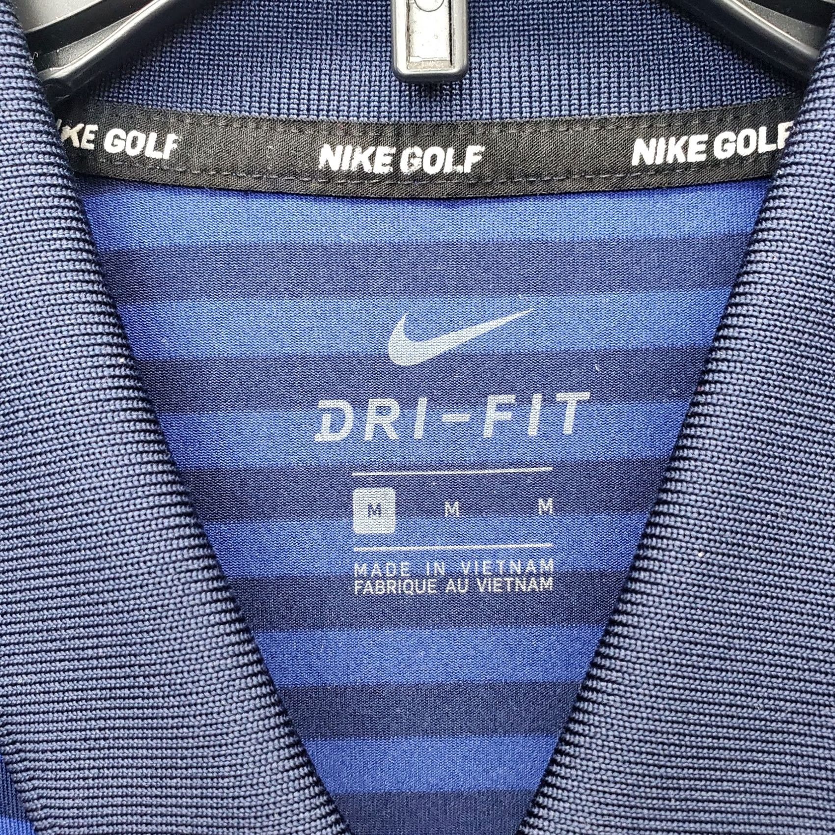 Nike Nike Dri-Fit Polo Shirt Mens M Multi Striped Golf Performance First Tee Triangle Shirt Size US M / EU 48-50 / 2 - 4 Thumbnail