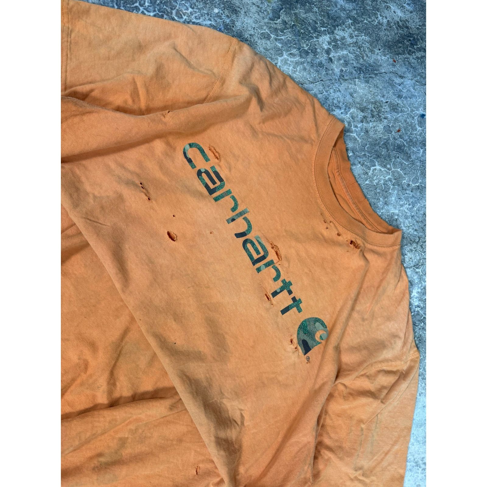 Carhartt Thrashed Carhartt Tee Size US XL / EU 56 / 4 - 3 Thumbnail
