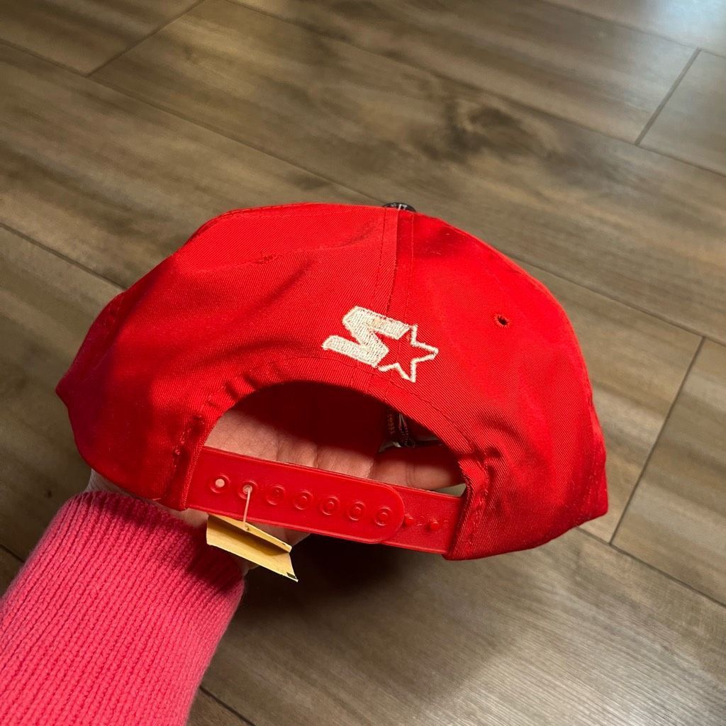 Starter Vintage Starter Georgia Red Script Bulldogs Snapback Hat Size ONE SIZE - 3 Thumbnail