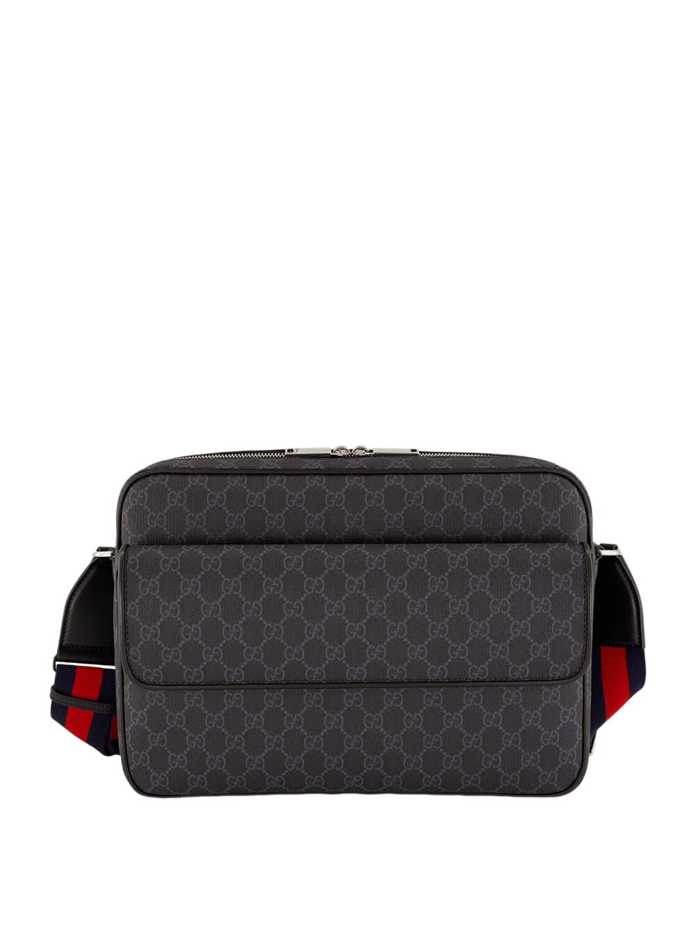 Gucci GUCCI Black GG Canvas Messenger Bag New & Authentic Size ONE SIZE - 3 Thumbnail
