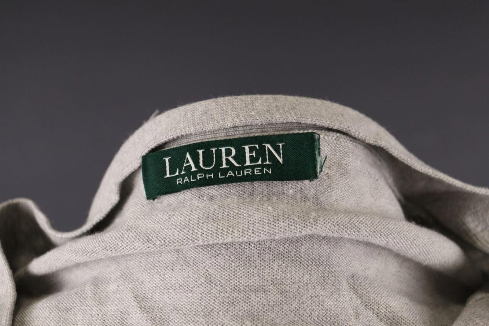 Lauren Ralph Lauren Lauren Ralph Lauren Gray Silk Drawstring Top Shirt Size M Size M / US 6-8 / IT 42-44 - 8 Thumbnail