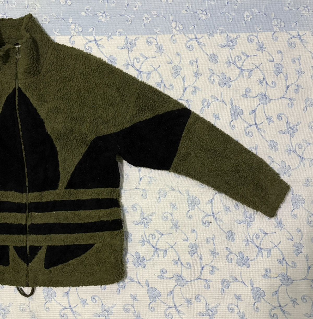Adidas Adidas Sherpa Jacket Sweater Knitwear Big Logo Size US M / EU 48-50 / 2 - 3 Thumbnail