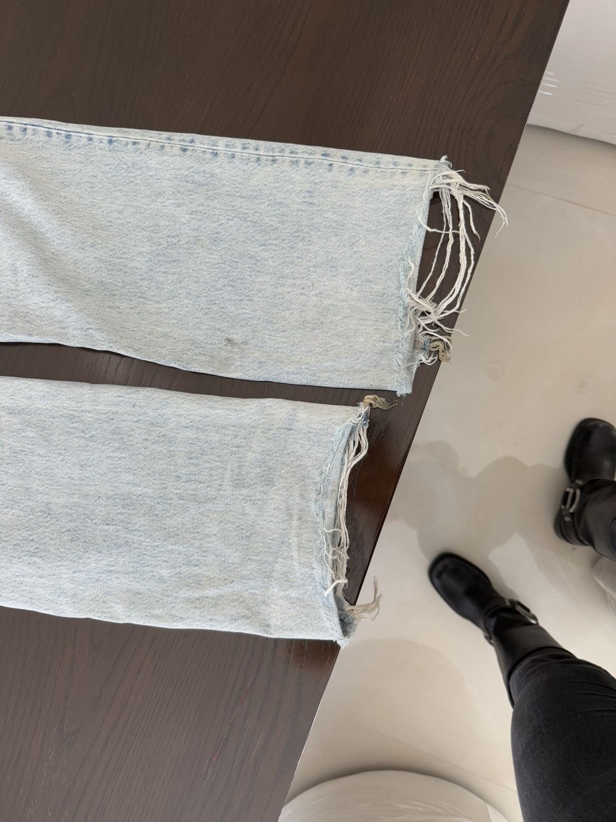Alexander Wang ALEXANDER WANG RIVAL BOXER LAYERED JEANS Size 27" / US 4 / IT 40 - 10 Thumbnail