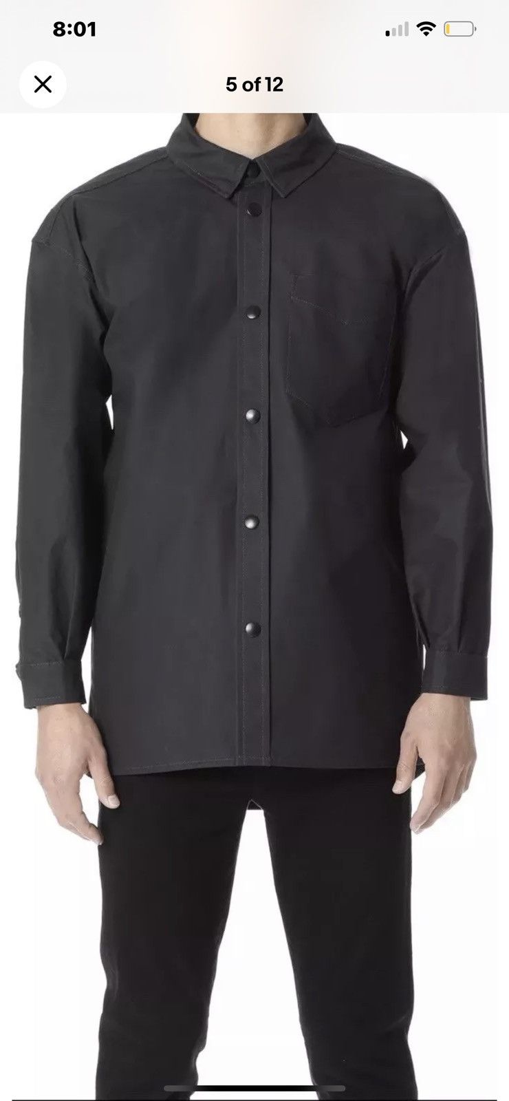Stutterheim Stutterheim over shirt S new black Size US S / EU 44-46 / 1 - 3 Thumbnail