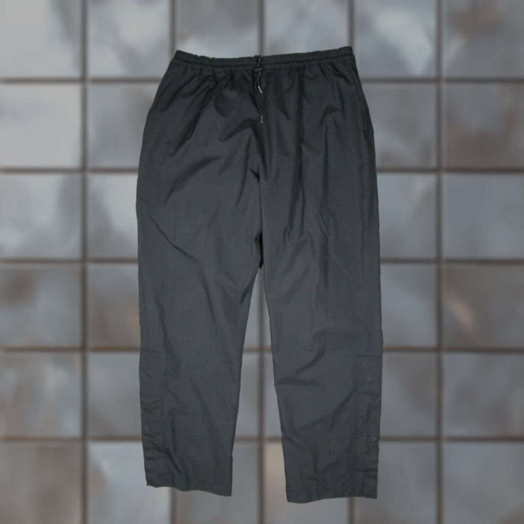 Footjoy DryJoys Pants Mens Large Black Rain Zip Ankles Weather Golf 32x31