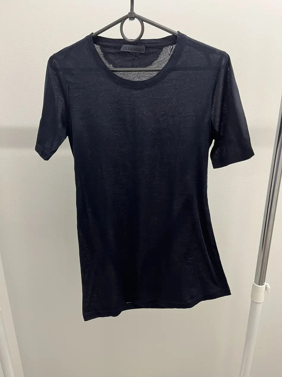 Jil Sander Jil Sander Uneven Asymmetrical T-shirt Tee Size S / US 4 / IT 40 - 1 Thumbnail