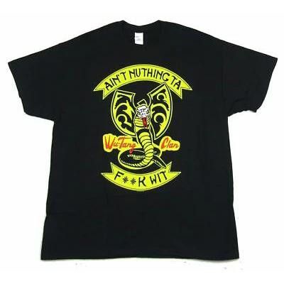 Designer Wu-Tang T-shirt Ain't Nuthing Ta F Wit Cobra Kai Size US S / EU 44-46 / 1 - 1 Thumbnail