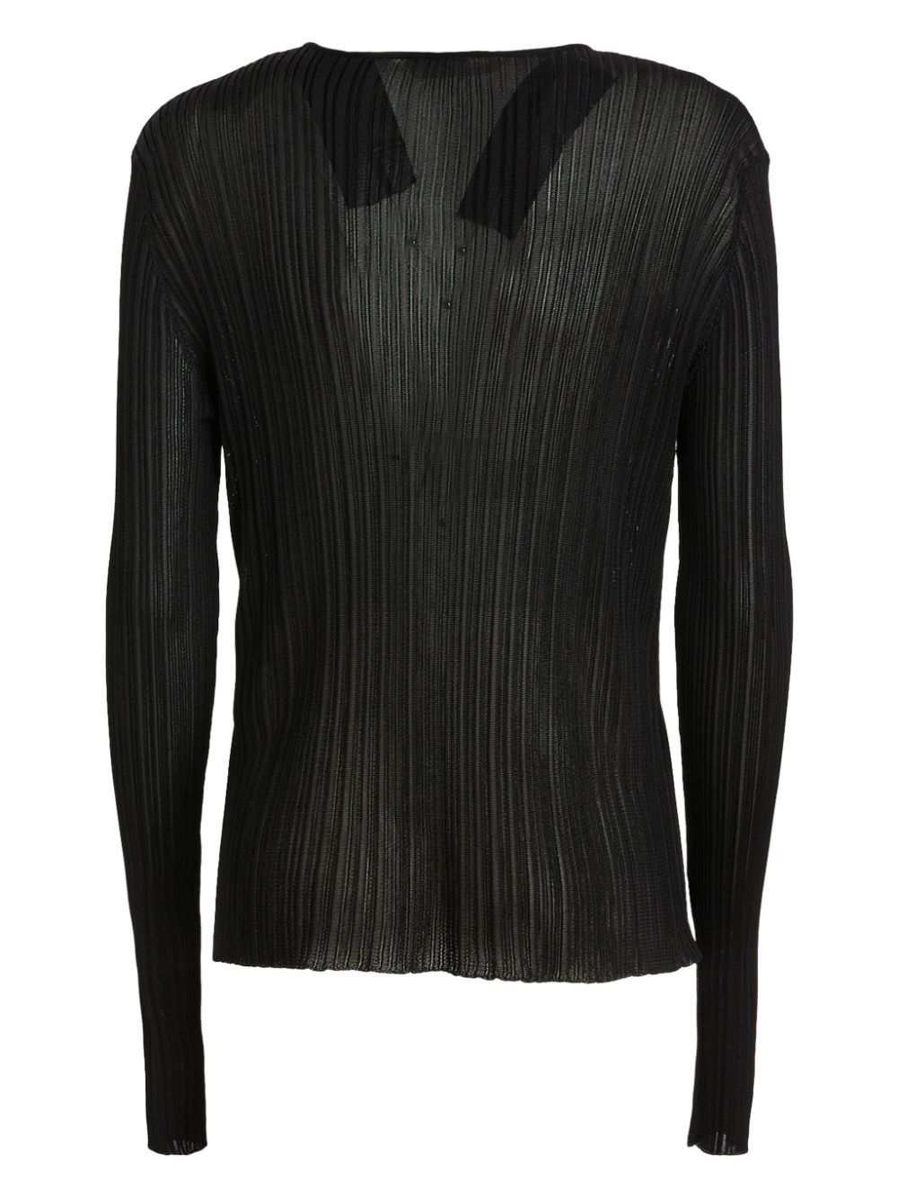 Tom Ford o1w1db10225 MAK1269 Crewneck Sweater in Black Size L / US 10 / IT 46 - 2 Thumbnail