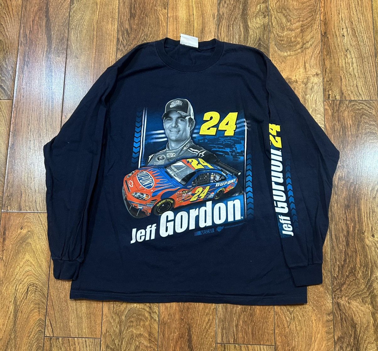 Winners Circle Vintage NASCAR Jeff Gordon Long Sleeve Shirt Size US L / EU 52-54 / 3 - 1 Thumbnail