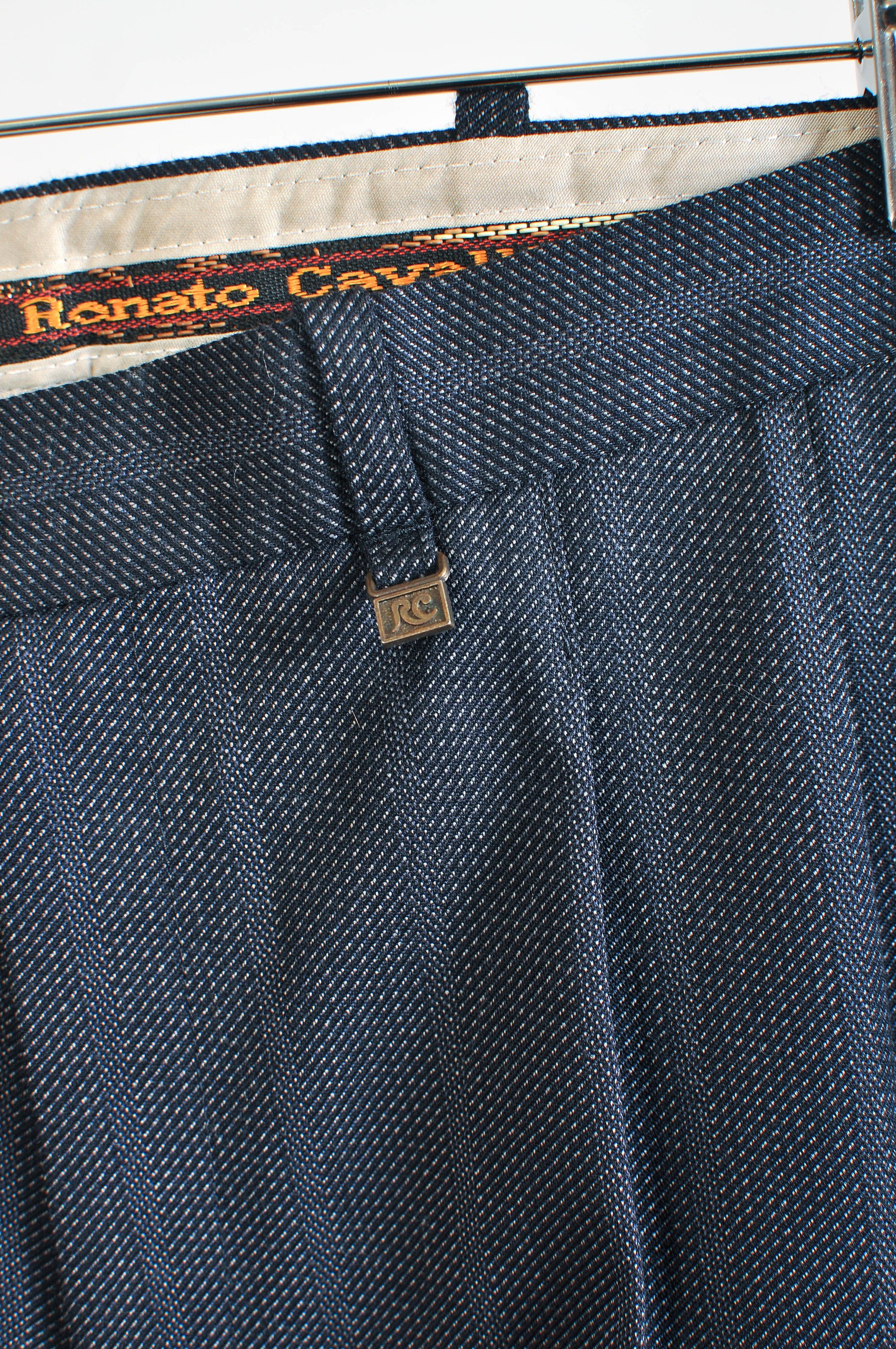 Other Navy striped three parts suit Size 40R - 2 Thumbnail