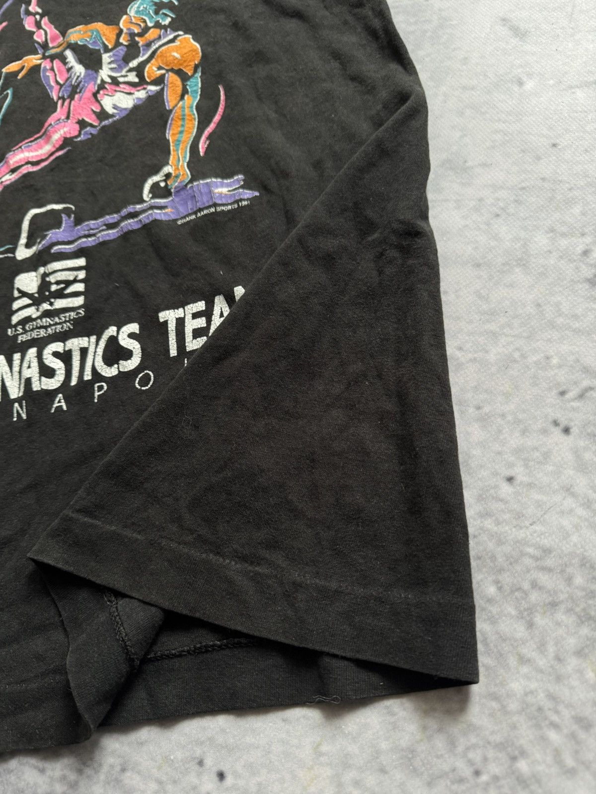 Fruit Of The Loom × Vintage Vintage 90s Fruit Hank Sports 1991 tee Size US L / EU 52-54 / 3 - 7 Thumbnail