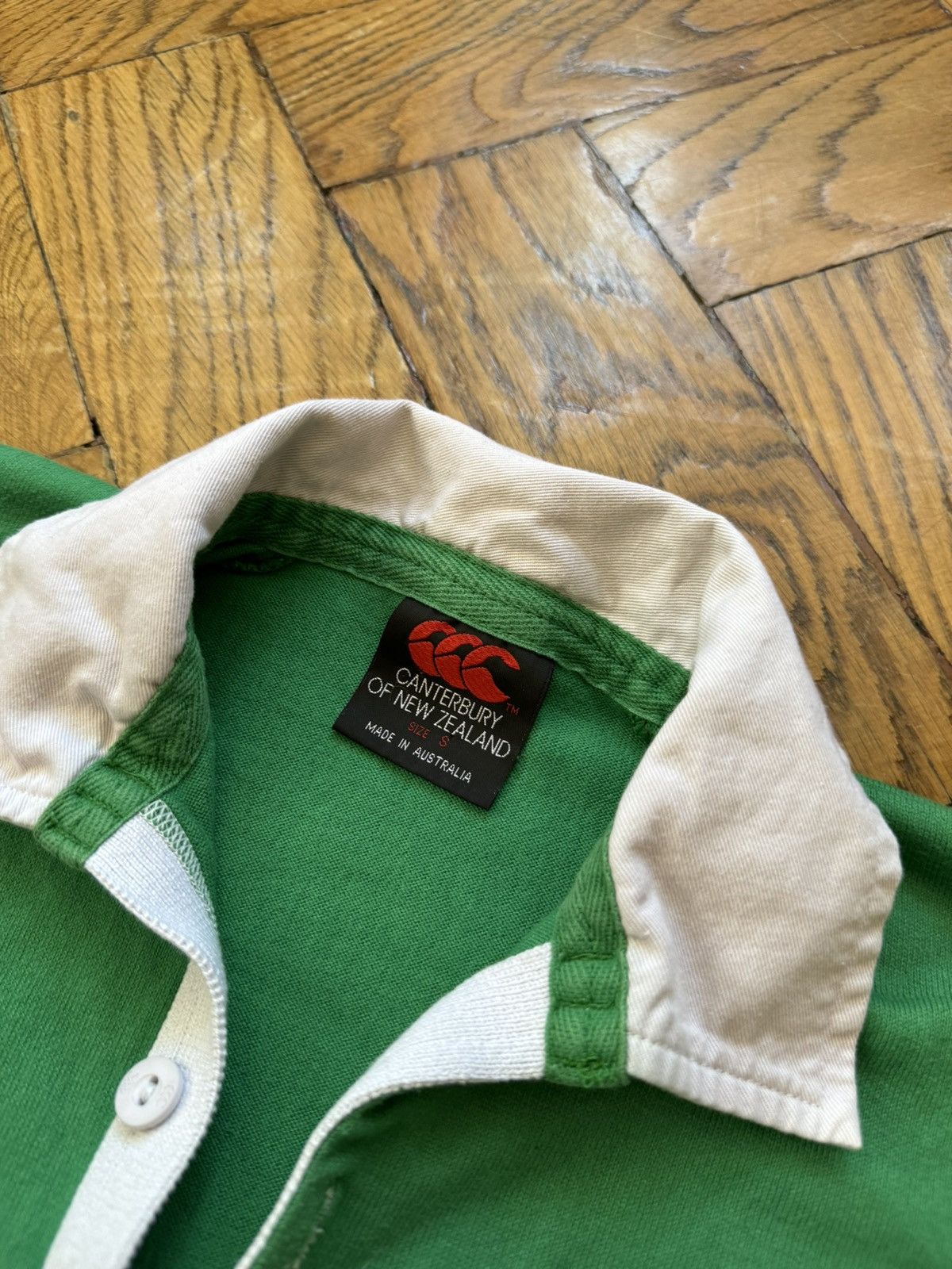 Canterbury of New Zealand Vintage Ireland Rugby Shirt Irish Permanent Jersey T Shirt Size US S / EU 44-46 / 1 - 5 Thumbnail