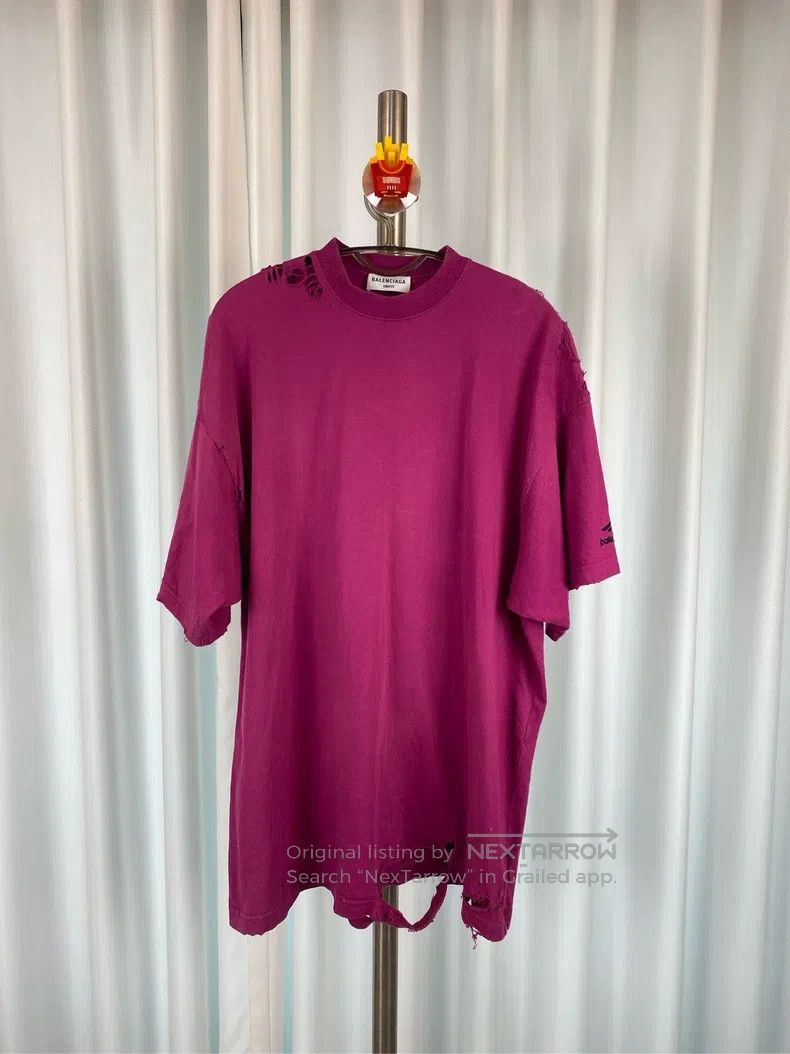 Balenciaga Balenciaga Short Sleeve Size US M / EU 48-50 / 2 - 2 Thumbnail