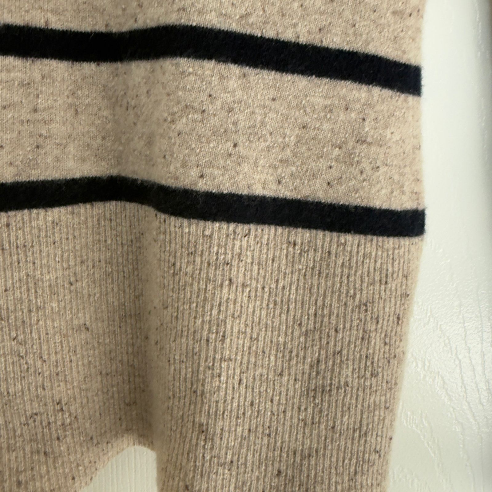 Autumn Cashmere Autumn Cashmere Striped Crewneck Sweater100% PURE CASHMERE Size XS / US 0-2 / IT 36-38 - 2 Thumbnail