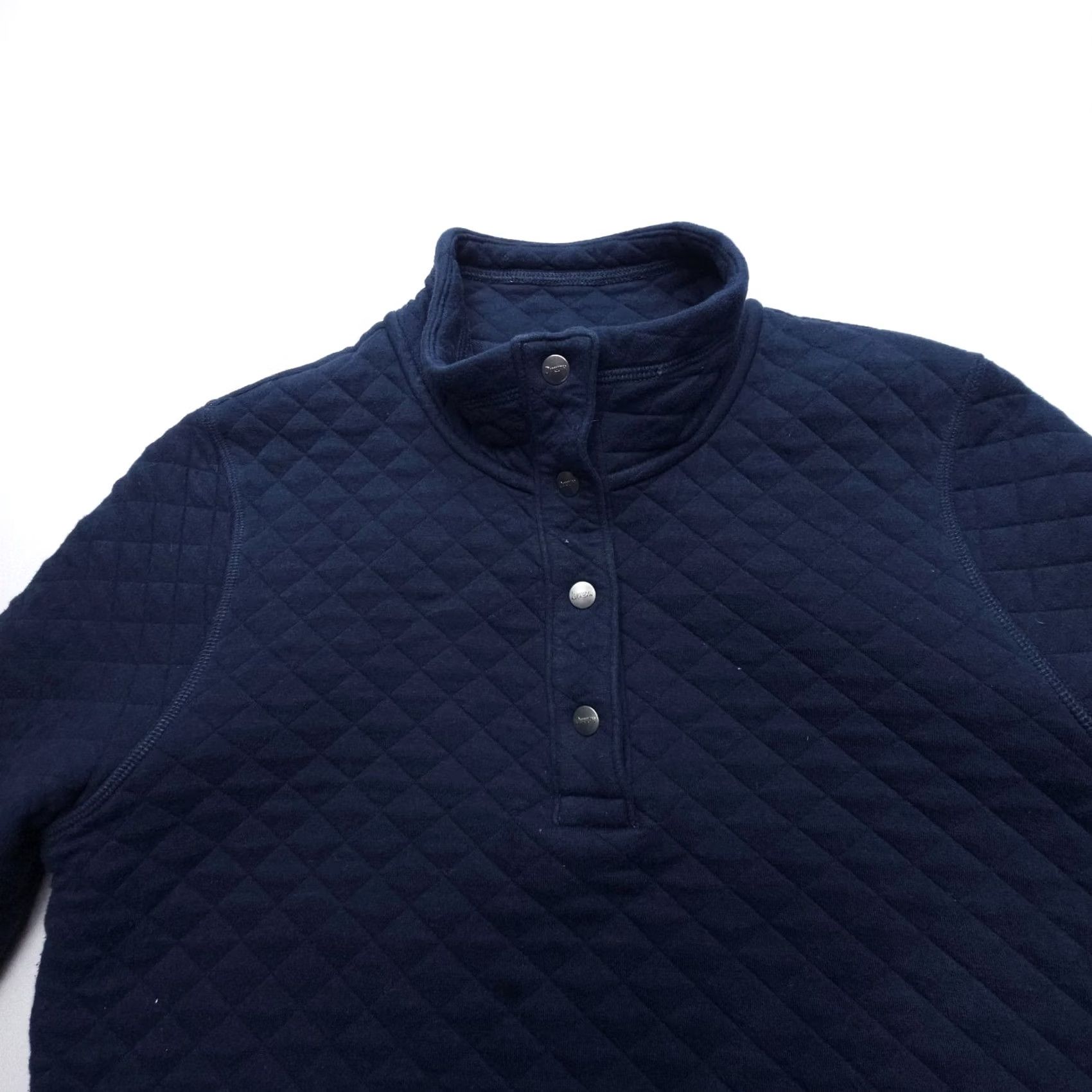 Vintage Duluth Quilted Sweatshirt Pullover Womens Small Blue Hiking Work Travel Sweatshirt Size S / US 4 / IT 40 - 5 Thumbnail