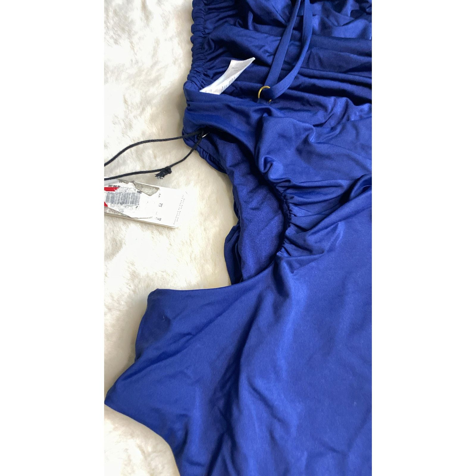 Other WeWoreWhat one-piece swimsuit with a ruched high neck Size ONE SIZE - 4 Thumbnail